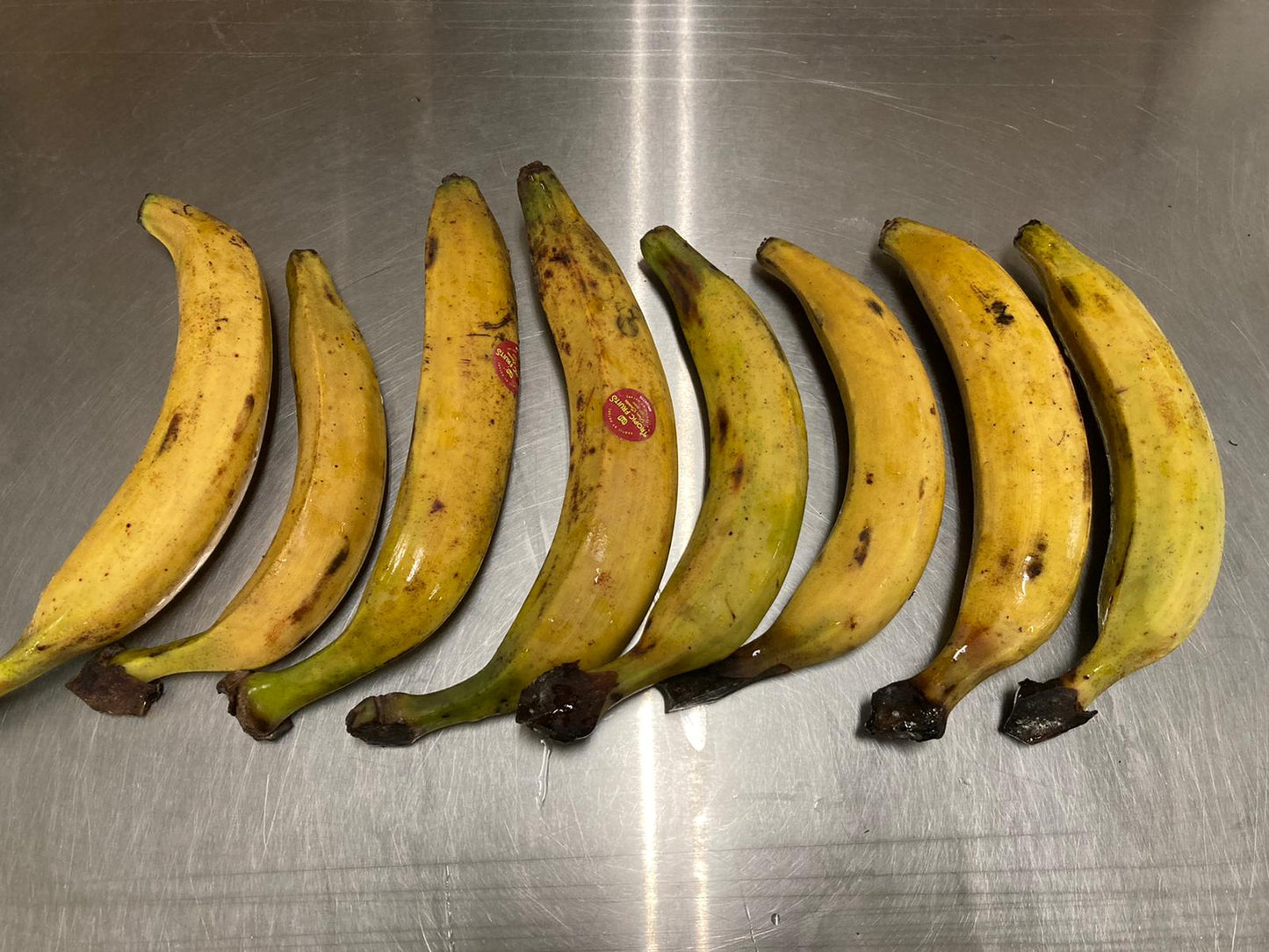 Plátano pintón y maduro
