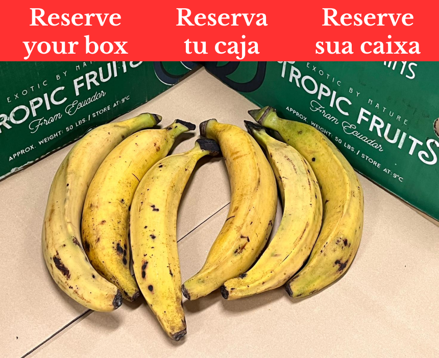 Banana da terra amarela